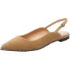 imageCoach Womens VAE Suede Skimmer Ballet FlatPeanut