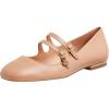 imageCoach Womens Whitley Leather Mary Jane FlatBeechwood