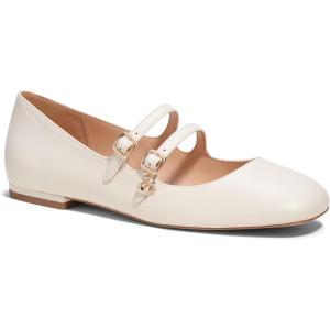 imageCoach Womens Whitley Leather Mary Jane FlatChalk