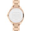 imageCOACH Kitt Womens Quartz Multifunction Watch Stainless Steel Bracelet WaterResistant to 3ATM Chic and Versatile Timepiece  Gift for Her 34mmRose Gold  Silver