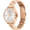 imageCOACH Kitt Womens Quartz Multifunction Watch Stainless Steel Bracelet WaterResistant to 3ATM Chic and Versatile Timepiece  Gift for Her 34mmRose Gold  Silver
