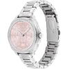 imageCOACH Kitt Womens Quartz Multifunction Watch Stainless Steel Bracelet WaterResistant to 3ATM Chic and Versatile Timepiece  Gift for Her 34mmSilver  Blush