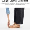 imageCoach Womens Abigail Leather Ballet FlatBeechwood