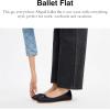 imageCoach Womens Abigail Leather Ballet FlatMidnight Navy