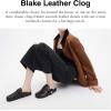 imageCoach Womens Blake Leather ClogBlack