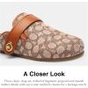 imageCoach Womens Blake Signature Textile Jacquard ClogCocoaBurnished Amber