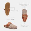 imageCoach Womens Blake Signature Textile Jacquard ClogCocoaBurnished Amber