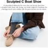 imageCoach Womens Sculpted C Boat ShoeCharcoalBlack
