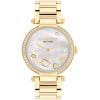 Gold Plated with Crystals/White Morther of Pearl