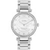imageCOACH Cary Womens Watch  Premium Fashion Timepiece for Her  Perfect for Day and Night  Water ResistantSilver with CrystalsWhite Mother of Pearl