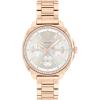 imageCOACH Kitt Womens Quartz Multifunction Watch Stainless Steel Bracelet WaterResistant to 3ATM Chic and Versatile Timepiece  Gift for Her 34mmRose Gold  Silver