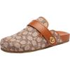 imageCoach Womens Blake Signature Textile Jacquard ClogCocoaBurnished Amber