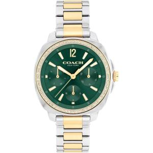 imageCOACH Kitt Womens Quartz Multifunction Watch Stainless Steel Bracelet WaterResistant to 3ATM Chic and Versatile Timepiece  Gift for Her 34mmTwotone
