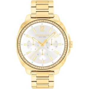 imageCOACH Kitt Womens Quartz MultifunctionWatch Stainless Steel Bracelet  WaterResistant to 3ATM  Modern and Stylish  Gift for Her 38mmGold  Silver