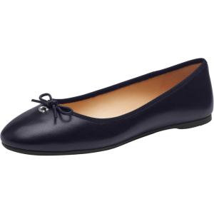 imageCoach Womens Abigail Leather Ballet FlatMidnight Navy