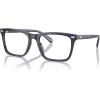 imageCOACH Mens Hc6238u Universal Fit Square Prescription Eyewear FramesTransparent BlueDemo Lens