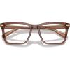 imageCOACH Mens Hc6238u Universal Fit Square Prescription Eyewear FramesTransparent PecanDemo Lens