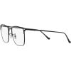 imageCoach Mens Hc5149t Square Prescription Eyewear FramesBlackBlackDemo Lens