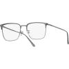 imageCoach Mens Hc5149t Square Prescription Eyewear FramesBlackGunmetalDemo Lens