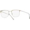 imageCoach Mens Hc5149t Square Prescription Eyewear FramesBlackLight GoldDemo Lens