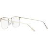 imageCoach Mens Hc5149t Square Prescription Eyewear FramesBlackLight GoldDemo Lens
