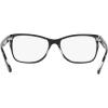 imageCoach Womens Hc6129 Rectangular Prescription Eyewear FramesBlack on ClearDemo Lens