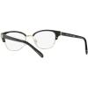 imageCoach Womens Hc6195 Cat Eye Prescription Eyewear FramesShiny Light GoldBlackDemo Lens