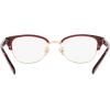 imageCoach Womens Hc6195 Cat Eye Prescription Eyewear FramesShiny Light GoldRed Signature CDemo Lens