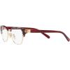imageCoach Womens Hc6195 Cat Eye Prescription Eyewear FramesShiny Light GoldRed Signature CDemo Lens