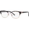 imageCoach Womens Hc6195 Cat Eye Prescription Eyewear FramesShiny Rose GoldGrey Signature CDemo Lens