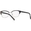 imageCoach Womens Hc6195 Cat Eye Prescription Eyewear FramesShiny Rose GoldGrey Signature CDemo Lens