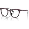 imageCoach Womens Hc6222f Low Bridge Fit Square Prescription Eyewear FramesRuby Pearl Signature CDemo Lens