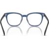 imageCoach Womens Hc6222f Low Bridge Fit Square Prescription Eyewear FramesTransparent BlueDemo Lens