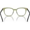imageCoach Womens Hc6222f Low Bridge Fit Square Prescription Eyewear FramesTransparent Green HopperDemo Lens