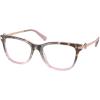 imageCOACH Womens Hc6176 Rectangular Prescription Eyewear FramesRose Tortoise GradientDemo Lens
