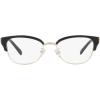 imageCoach Womens Hc6195 Cat Eye Prescription Eyewear FramesShiny Light GoldBlackDemo Lens