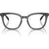 imageCoach Womens Hc6222f Low Bridge Fit Square Prescription Eyewear FramesTransparent GreyDemo Lens