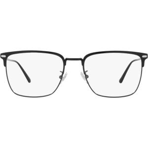 imageCoach Mens Hc5149t Square Prescription Eyewear FramesBlackBlackDemo Lens