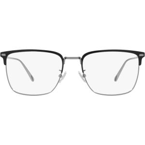 imageCoach Mens Hc5149t Square Prescription Eyewear FramesBlackGunmetalDemo Lens