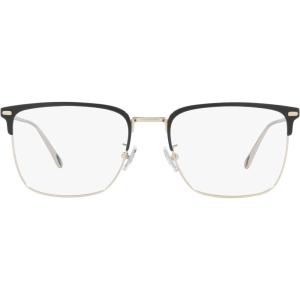 imageCoach Mens Hc5149t Square Prescription Eyewear FramesBlackLight GoldDemo Lens
