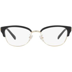 imageCoach Womens Hc6195 Cat Eye Prescription Eyewear FramesShiny Light GoldBlackDemo Lens