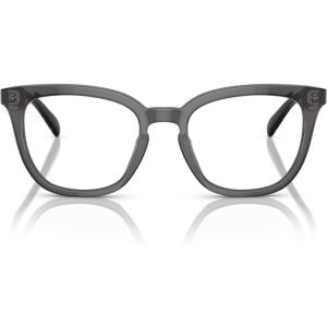 imageCoach Womens Hc6222f Low Bridge Fit Square Prescription Eyewear FramesTransparent GreyDemo Lens