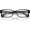 imageCOACH Womens HC6040 Brooklyn Rectangular Prescription Eyewear FramesBlackCrystal ClearDemo Lens
