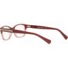 imageCOACH Womens HC6065 Rectangular Prescription Eyewear FramesShimmer Burgundy Pink GradientDemo Lens