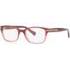 imageCOACH Womens HC6065 Rectangular Prescription Eyewear FramesShimmer Burgundy Pink GradientDemo Lens