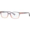 imageCOACH Womens HC6065 Rectangular Prescription Eyewear FramesShimmer Violet Peach GradientDemo Lens