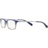 imageCOACH Womens HC6110 Rectangular Prescription Eyewear FramesBlue Beige Glitter GradientDemo Lens