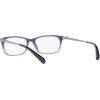 imageCOACH Womens HC6110 Rectangular Prescription Eyewear FramesBlue Beige Glitter GradientDemo Lens