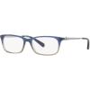 imageCOACH Womens HC6110 Rectangular Prescription Eyewear FramesBlue Beige Glitter GradientDemo Lens