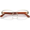 imageCOACH Womens Hc5168 Rectangular Prescription Eyewear FramesShiny Light GoldDemo Lens